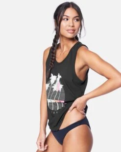 Caymans Perfect Scoop Tank Top -Quality Apparel Shop 3hcu2229 black 3