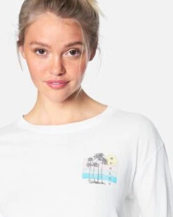 Colima Washed Boyfriend Long Sleeve -Quality Apparel Shop 3hcz8832 white 5