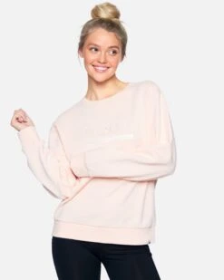 Universal Girlfriend Fleece Crew -Quality Apparel Shop 3hdc0268 washed coral 3