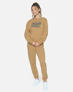 77 COLORS GIRLFRIEND CREW FLEECE -Quality Apparel Shop 3hj5070753 iced coffee 4