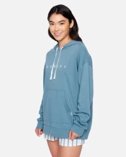 Blitz Boyfriend French Terry Hoodie -Quality Apparel Shop 3hj5590621 blue 3