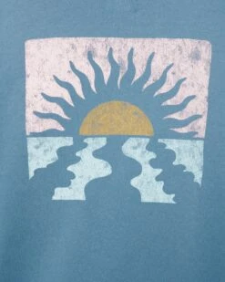 Blitz Boyfriend French Terry Hoodie -Quality Apparel Shop 3hj5590621 blue 5