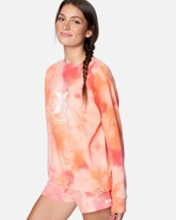 Tie Dye Girlfriend Fleece Top 8 Tie Dye Girlfriend Fleece Top -Quality Apparel Shop 3hkj0168 melon tie dye 3