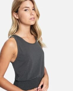 Fitted Waist Tank -Quality Apparel Shop 3hkt0229 vintage black 5 v2