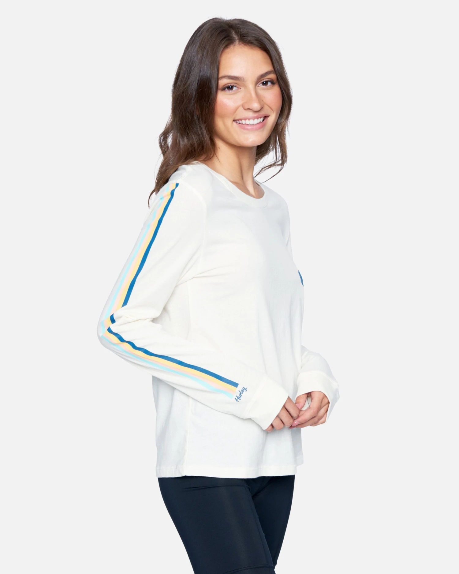 Stripe Waves Classic Long Sleeve Tee 3 Stripe Waves Classic Long Sleeve Tee - Image 3