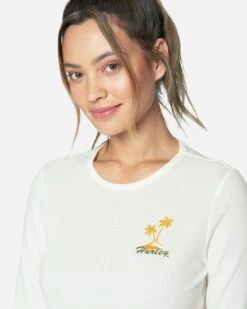 SNA LONG SLEEVE RIB BABY TEE 8 SNA LONG SLEEVE RIB BABY TEE -Quality Apparel Shop 3hl6740680 marshmallow 4