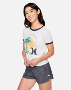 Reminisce Baby Ringer Tee -Quality Apparel Shop 3hs04690618 marshmallow 3