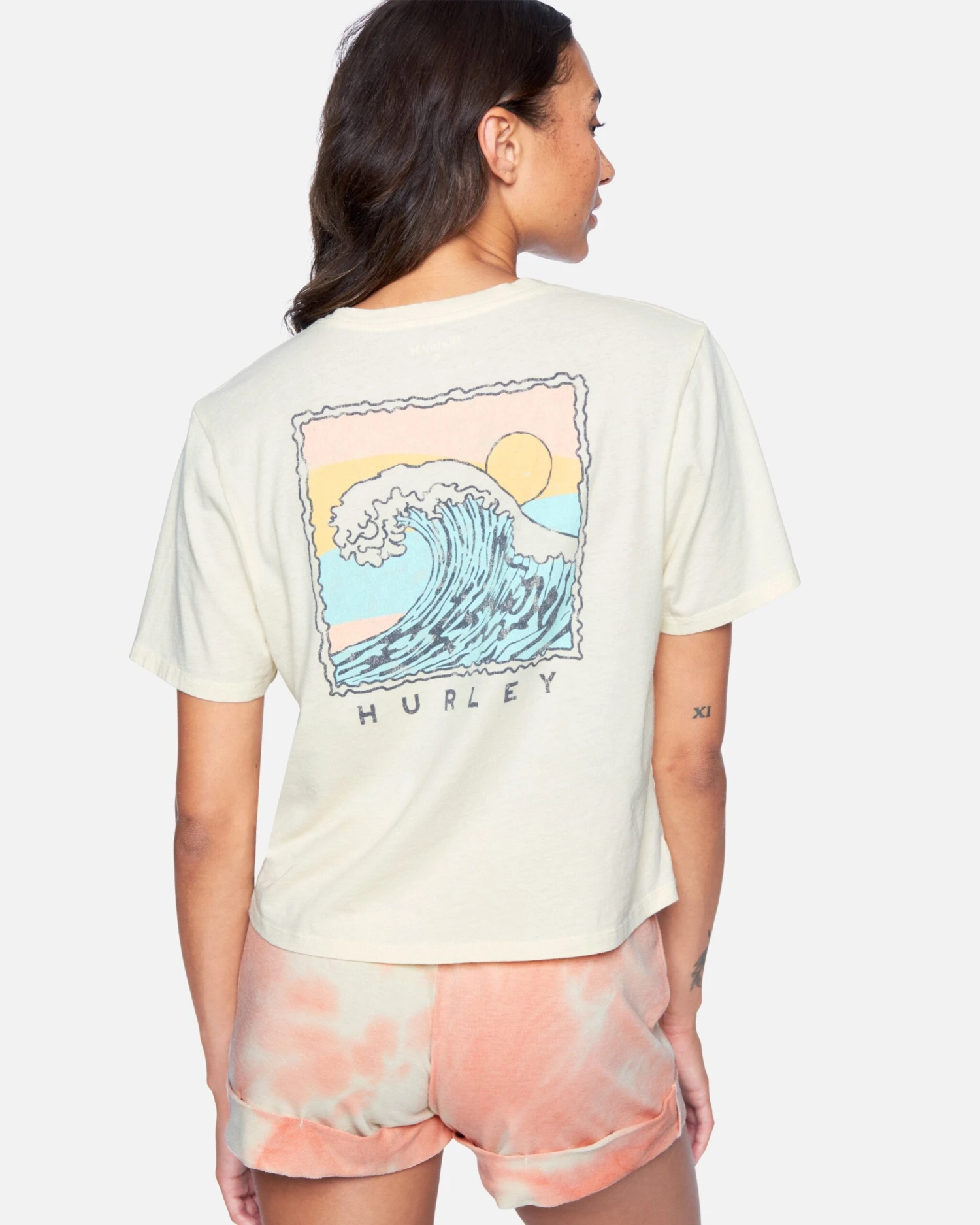 Waves For Days Washed Cropped Tee 2 Waves For Days Washed Cropped Tee - Image 2