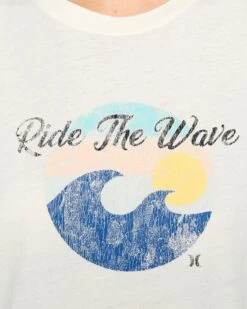Ride N Waves Washed Relaxed Girlfriend Tee -Quality Apparel Shop 3hs1590139 tofu 5