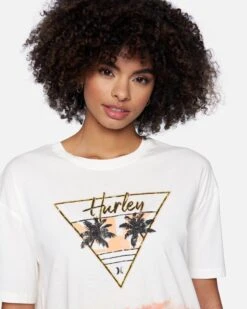 Persea Tie Dye Boyfriend Short Sleeve T-Shirt -Quality Apparel Shop 3hs1600516 marshmallow tie dye 4