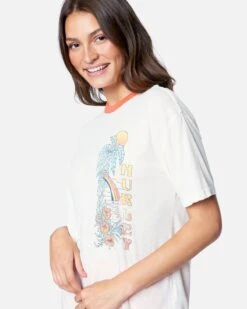 Meralynn Boyfriend Ringer Tee -Quality Apparel Shop 3hs1620241 tofu 5