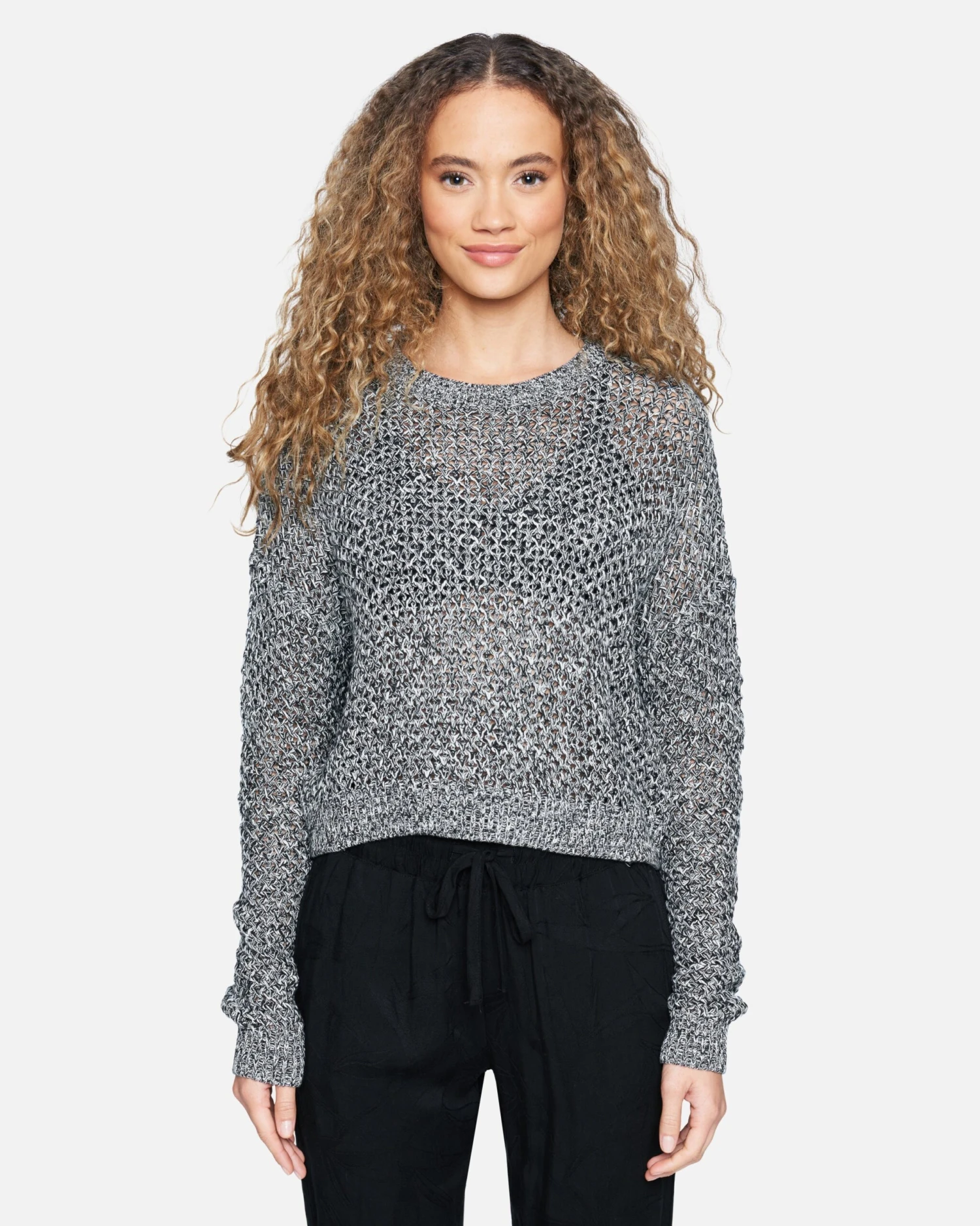 Twisted Open Knit Sweater 1 Twisted Open Knit Sweater