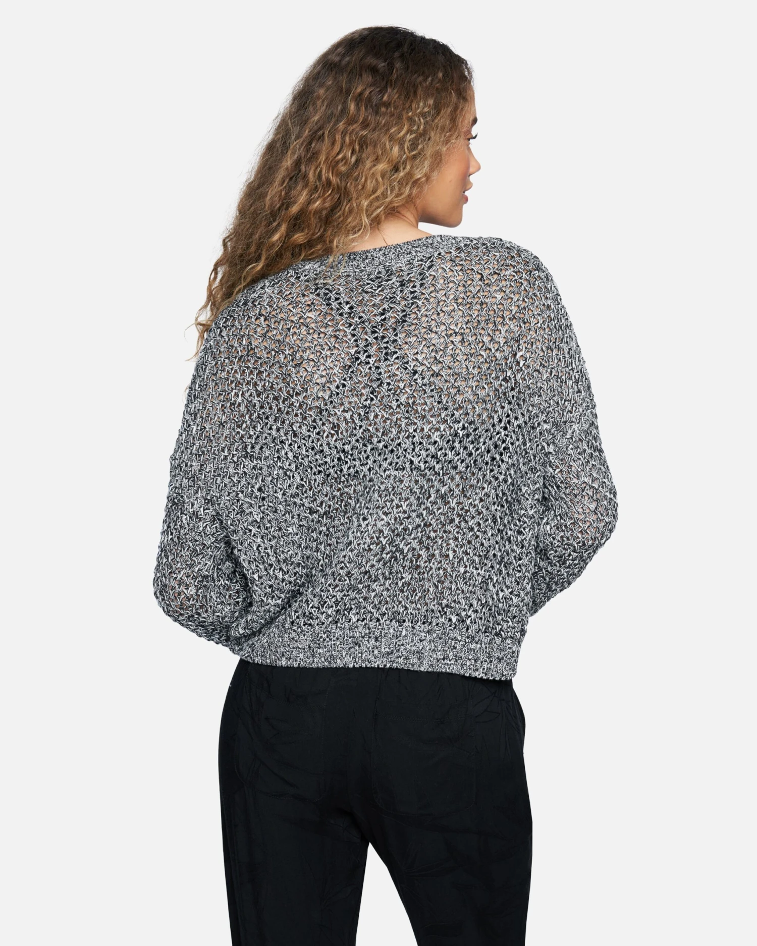 Twisted Open Knit Sweater 2 Twisted Open Knit Sweater - Image 2