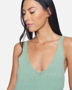 Sweater Tank -Quality Apparel Shop 3hst0230 green milieu 5