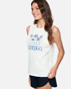 Makenna Washed Muscle Tank -Quality Apparel Shop 3ht1560073 tofu 3