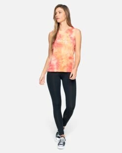 Scripty Tie Dye Muscle Tank -Quality Apparel Shop 3ht1560250 melon tie dye 4