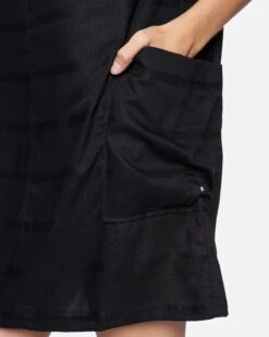 Boxy T-Shirt Dress -Quality Apparel Shop 3hwd0188 black textured stripe 5