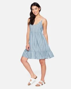 Dev Dress -Quality Apparel Shop 3hwd0407 tessa stripe 3