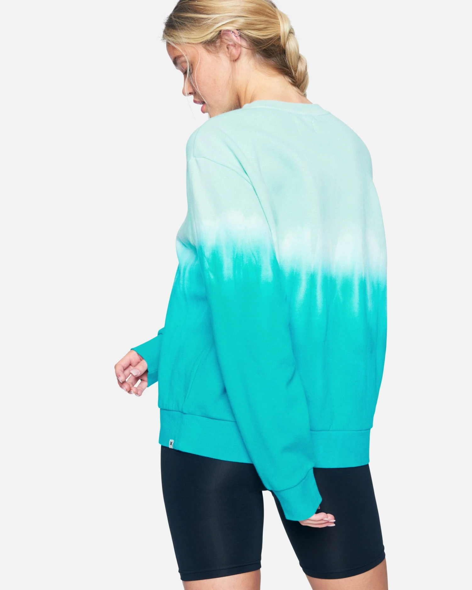 Double Dip Dye Girlfriend Fleece Crew 2 Double Dip Dye Girlfriend Fleece Crew - Image 2