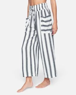 Everyday Wide Leg Pant -Quality Apparel Shop 3hwp0122 tofu stripe 4