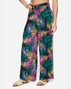 Pia Wide Leg Pant -Quality Apparel Shop 3hwp0874 palm 3