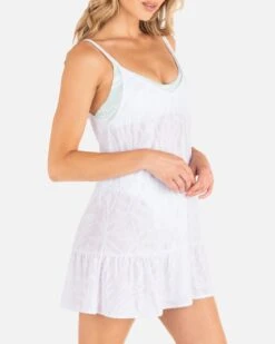 Solid Mini Dress -Quality Apparel Shop HC0163 WHITE 3