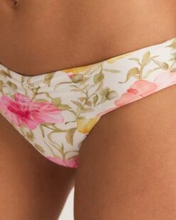 LoveShackFancy X Hurley - Hibiscus Cheeky Reversible Hipster Bikini Bottom -Quality Apparel Shop HLSFB100 HIBISCUS 5