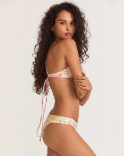 LoveShackFancy X Hurley - Hibiscus Cheeky Reversible Hipster Bikini Bottom -Quality Apparel Shop HLSFB100 HIBISCUS 6