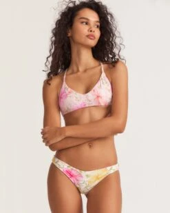LoveShackFancy X Hurley - Hibiscus Cheeky Reversible Hipster Bikini Bottom -Quality Apparel Shop HLSFB100 HIBISCUS 8