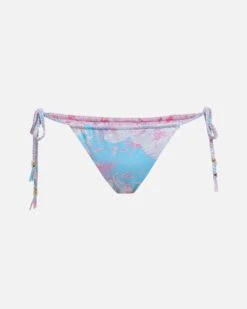 LoveShackFancy X Hurley - Under The Sea Reversible Braided Cheeky Tie Side Bikini Bottom -Quality Apparel Shop HLSFB103 UNDER THE SEA 1