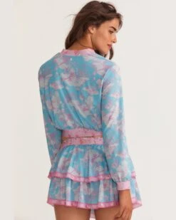 LoveShackFancy X Hurley - Under The Sea Cropped Bomber Jacket -Quality Apparel Shop HLSFC103 UNDERTHESEA 6