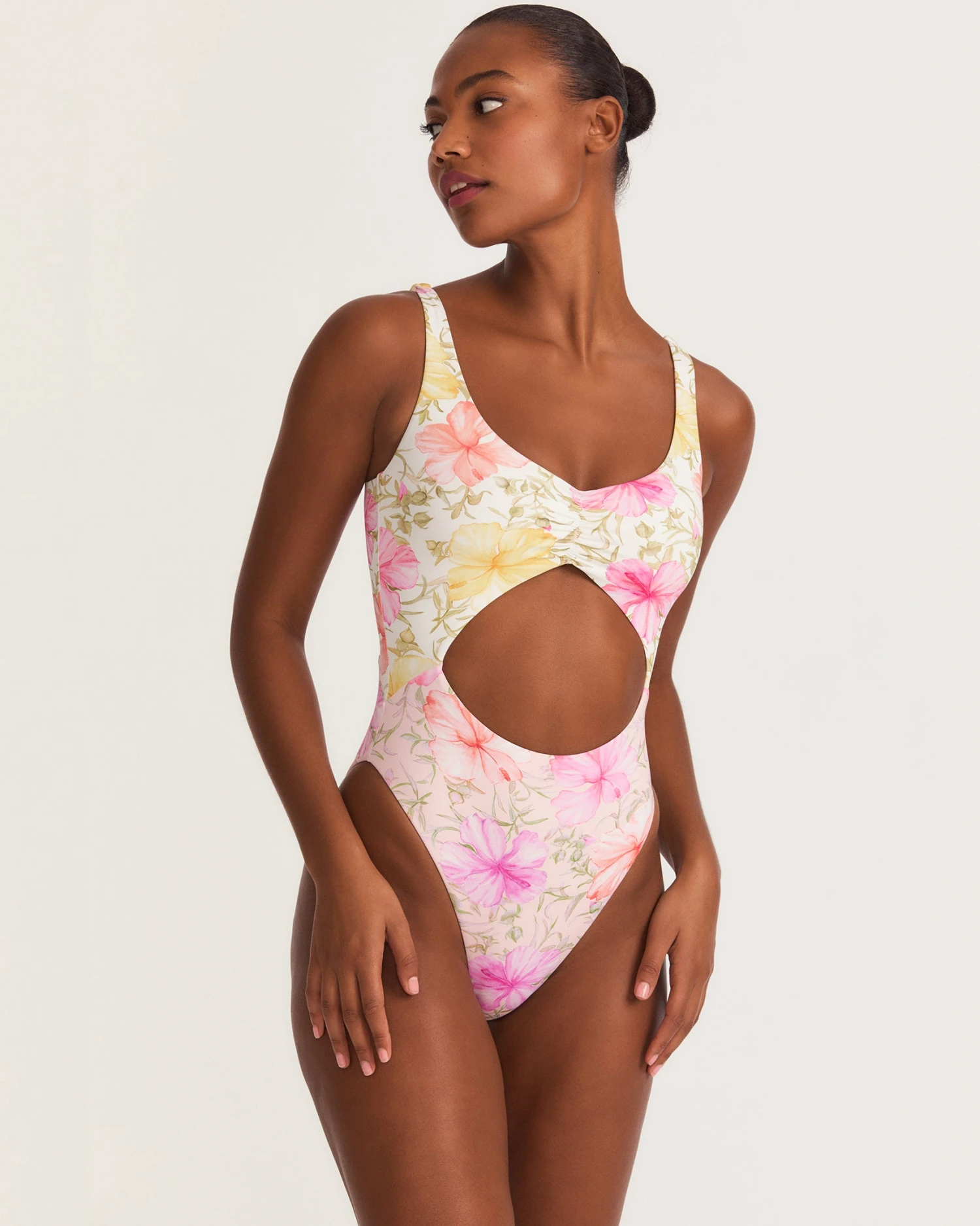 LoveShackFancy X Hurley - Hibiscus Cheeky One Piece 1 LoveShackFancy X Hurley - Hibiscus Cheeky One Piece