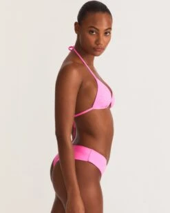 LoveShackFancy X Hurley - Rhinestone Fixed Tri Bikini Top 12 LoveShackFancy X Hurley - Rhinestone Fixed Tri Bikini Top -Quality Apparel Shop HLSFT106 COTTONCANDY 6