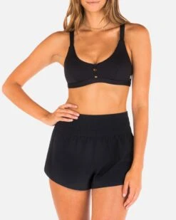 Hurley X Moore Aloha Solid 2.5" High Waist Boardshort