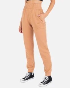 Surf Queen Boxer Jogger -Quality Apparel Shop HU078F3 TAN 03