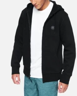 HURLEY Endure Therma Full Zip -Quality Apparel Shop bv2119 black 3 outlet