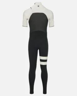HURLEY Advantage Plus 2/2mm Short Sleeve Fullsuit -Quality Apparel Shop bv4399 light cream 3