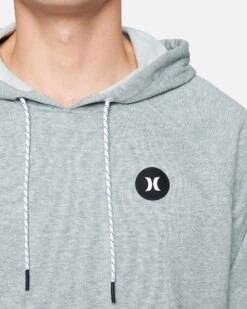 Men's H2O-DRI Universal Hooded Fleece Pullover -Quality Apparel Shop cj5762 dark grey heather 3