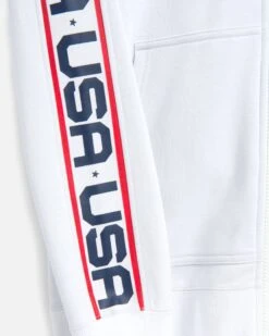 HURLEY Therma Protect USA Full Zip -Quality Apparel Shop cq2391 white 4 vv3