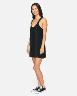 Jenna Dress -Quality Apparel Shop cq2522 black 2 vv3