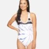 HURLEY Block Party Rib Spider Royale One Piece