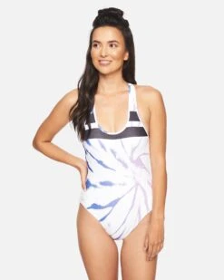 HURLEY Block Party Rib Spider Royale One Piece