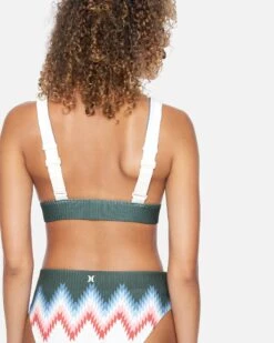 Playa Adjustable Banded Surf Top -Quality Apparel Shop cu1982 vintage green 3