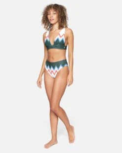 Playa Adjustable Banded Surf Top -Quality Apparel Shop cu1982 vintage green 4