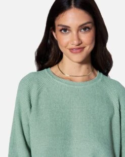 ESSENTIAL HAYLEY SWEATER -Quality Apparel Shop dz23f207 iceberg green 4 ae775877 ea4f 4a74 84ce 892a6249dc2d
