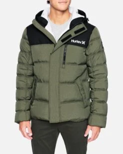 Barrel 2.0 Puffer Jacket -Quality Apparel Shop h6n104f0rr cargo khaki 1