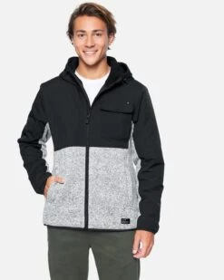 Asgar Mixed Media Jacket