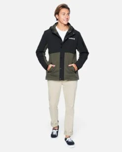 Brett Zip Front Jacket -Quality Apparel Shop h6n129f0ny cargo khaki 4