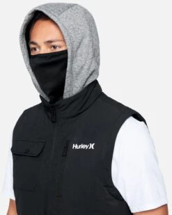 Collin Hooded Vest -Quality Apparel Shop h6v127fony black 5