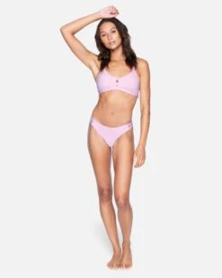 Max Solid Moderate Bikini Bottom -Quality Apparel Shop hb1001 wisteria 5